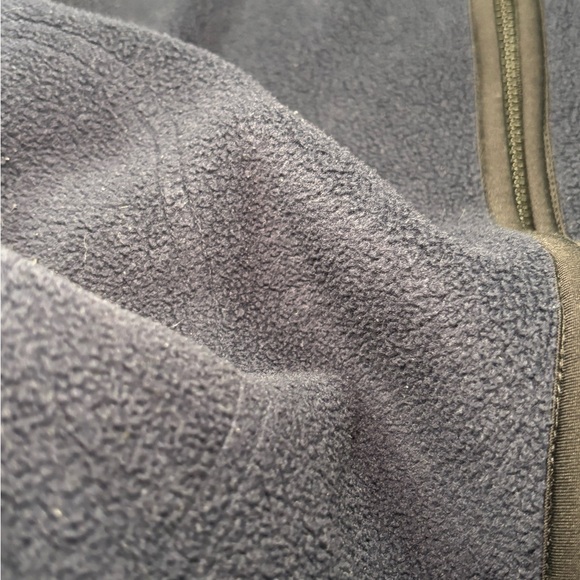 Old Navy Navy Blue Fleece Zip Vest XXL Full Zip Pockets - Picture 6 of 9